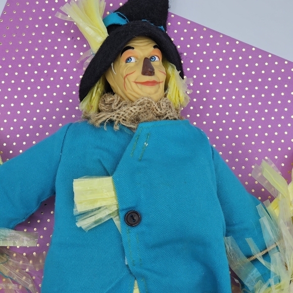 Vintage 1987 Hamilton Presents Scarecrow Wizard of Oz Figure - Picture 2 of 10